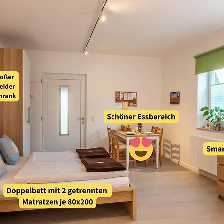 Holledau-apartments - Bis 5 Pers - Getrennte Betten Moeglich - Vollausstattung - 24h Checkin - Woechentl Reinigung U Waeschewechsel - Waschmaschine U Trockner - Wlan - Minibar - Xxl Parkplaetze - Garten - Ruhige Lage شقة Osterwaal