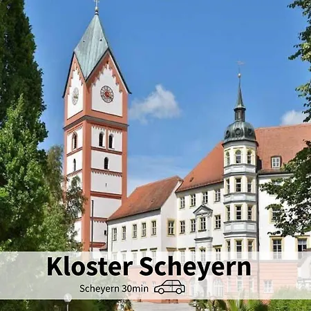 Lägenhet Holledau-apartments - Auszeit Im Schoenen Hopfenland In Bayern - Voll Ausgestattete - Garten - Balkon - Naehe Muenchen *
