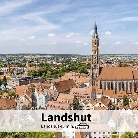 Holledau-apartments - Auszeit Im Schoenen Hopfenland In Bayern - Voll Ausgestattete - Garten - Balkon - Naehe Muenchen Appartement *